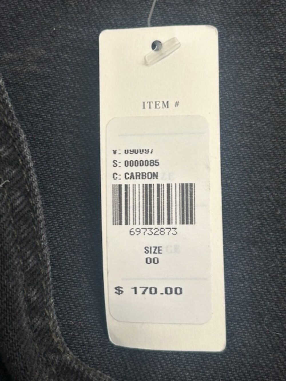 Anthropologie x Pilcro Rich Black Denim Button Down Fitted V Neck Jumpsuit NWT - Picture 5 of 16